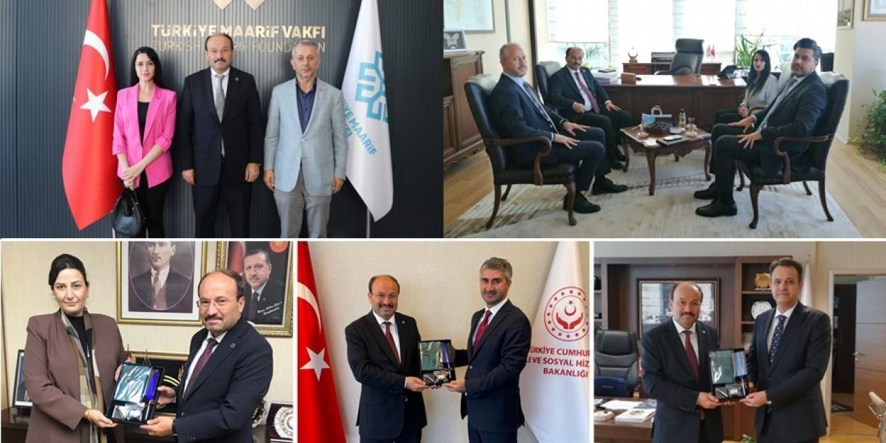 Rektör Çakmak Ankara’da Çeşitli Temaslarda Bulundu