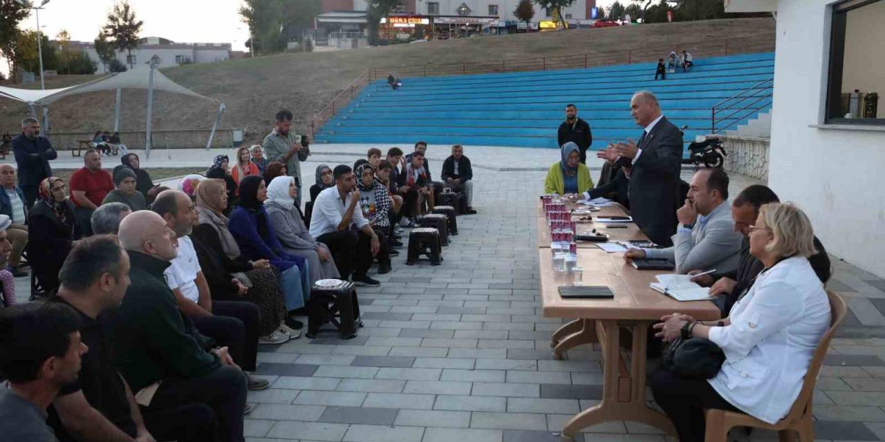 Başkan Özlü Bahçelievler Ve Sallar’a Konuk Oldu