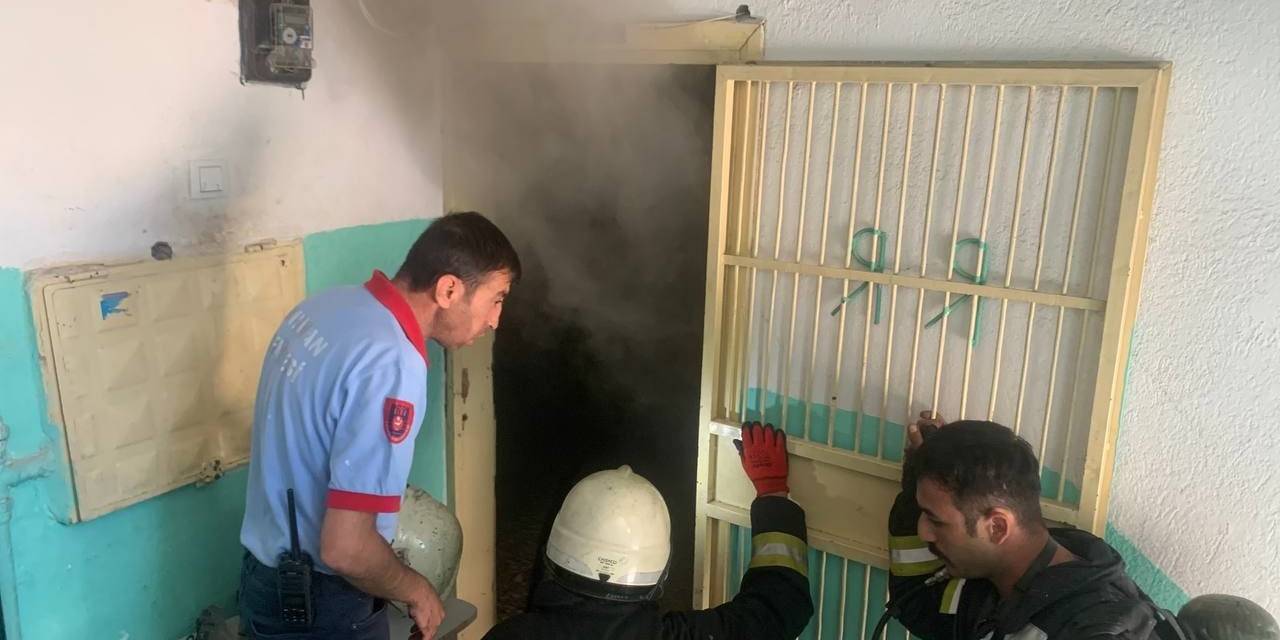 Karaman’da Ev Yangını