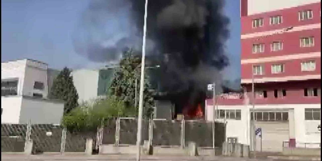 Tuzla’da Madeni Yağ Fabrikası Alev Alev Yandı