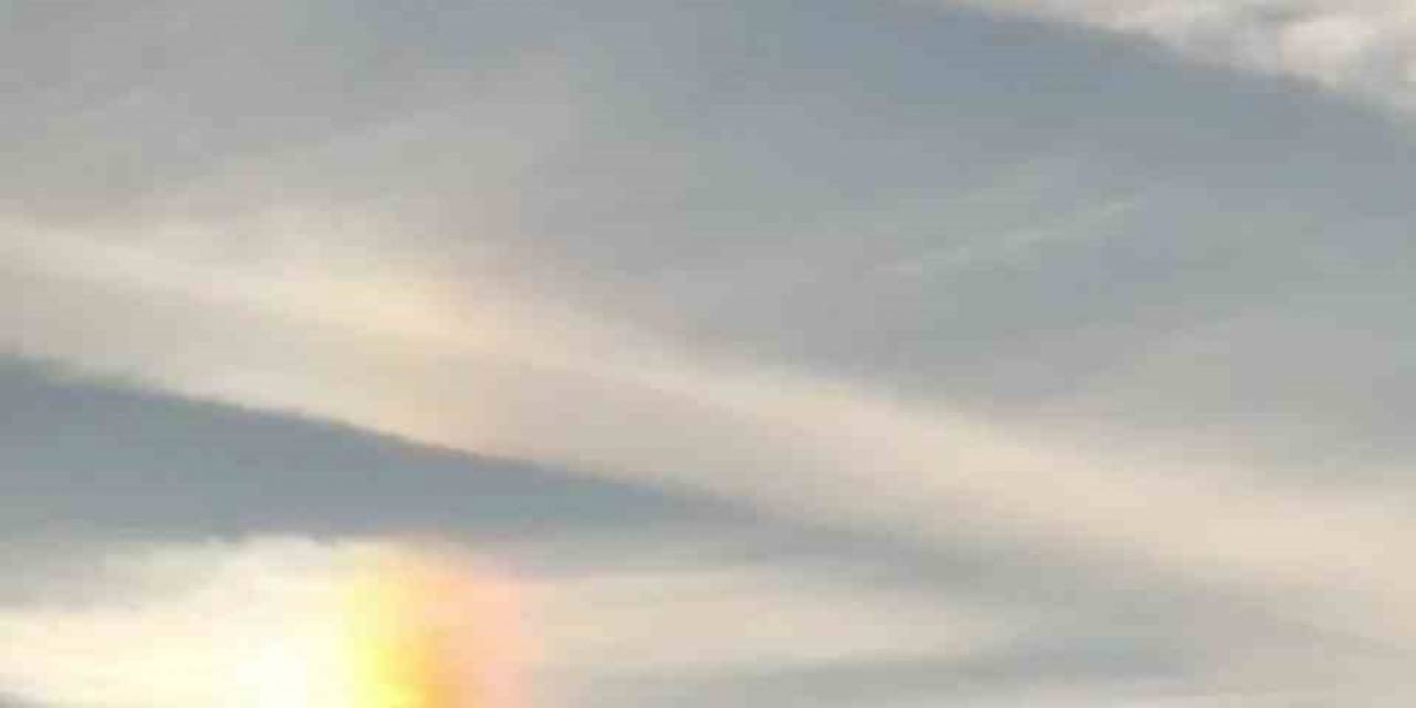 Iğdır’da Gökyüzünde Beliren Işık Görenleri Şaşırttı