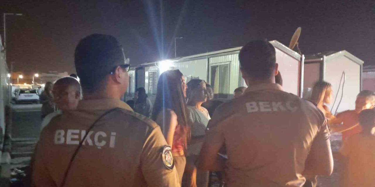İskenderun’da Konteyner Kentler Ve Çevresinde Asayiş Uygulaması Yapıldı