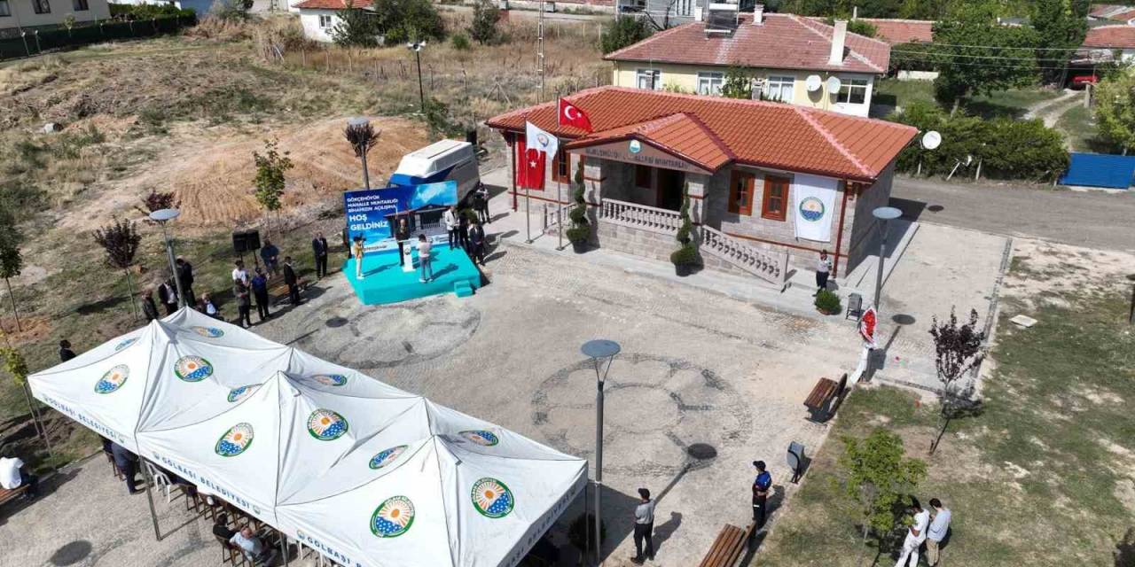 Gölbaşı’nda Gökçehöyük Mahallesi’nin Muhtarlık Binası Açıldı