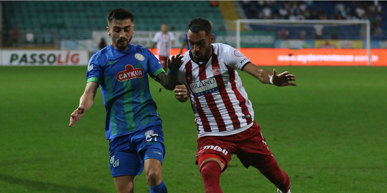 EMS Yapı Sivasspor - Çaykur Rizespor maçı ilk 11'leri belli oldu