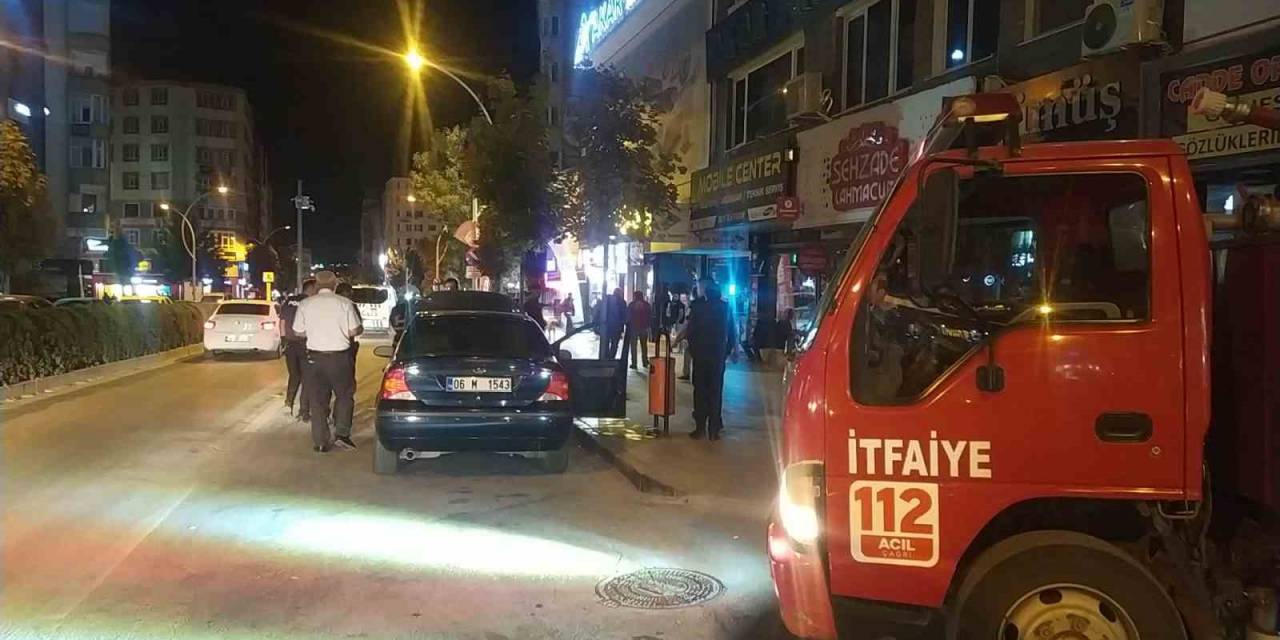 Seyir Halindeki Otomobil Yandı