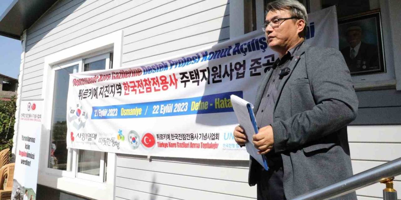 Koreliler Hatay’da Kore Gazileri İçin Yeni Ev İnşa Etti