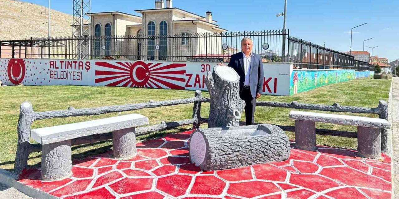 Altıntaş’ta 30 Ağustos Zafer Parkı Hizmete Girdi