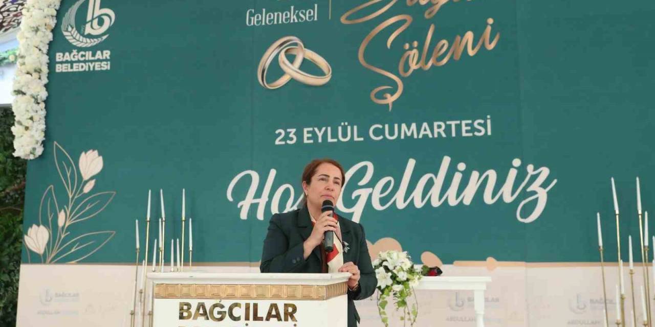 Bağcılar’da 15 Çift Toplu Düğün Şöleniyle Dünyaevine Girdi