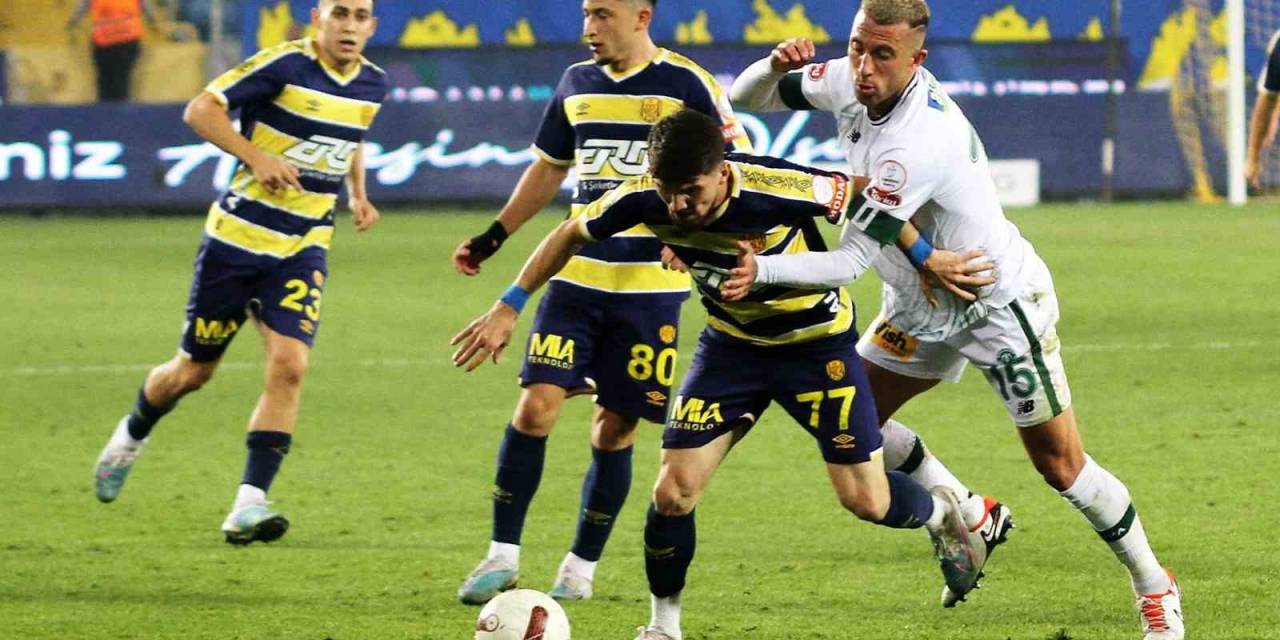 Trendyol Süper Lig: Mke Ankaragücü: 1 - Konyaspor: 1 (Maç Sonucu)