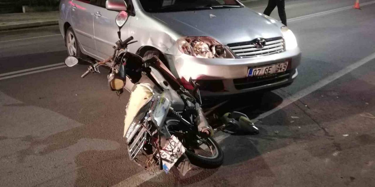 Burdur’da Motosiklet İle Otomobil Çarpıştı: 1 Yaralı