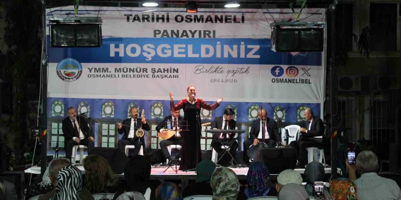 Osmaneli’nde Kültür Ve Turizm Bakanlığı Türk Halk Müziği Orkestrası Sahne Aldı.