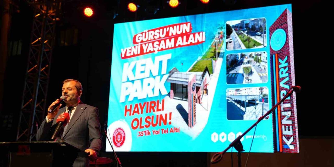 Gürsu’nun Yeni Kent Parkı Açıldı