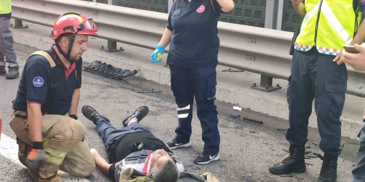 Yavuz Sultan Selim Köprüsü’nde Kaza: 2 Yaralı
