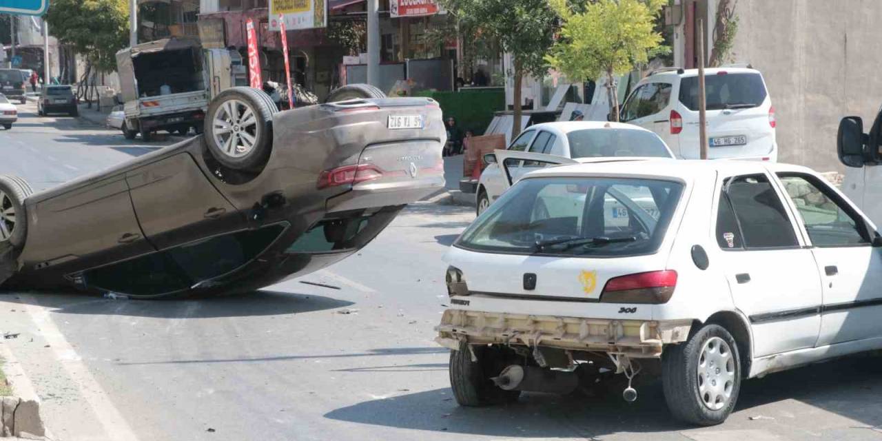 Kahramanmaraş’ta Trafik Kazası Güvenlik Kamerasında