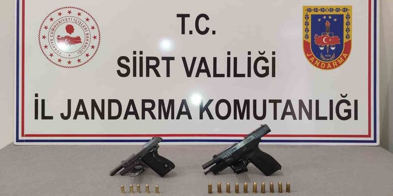 Siirt’te Silah Ve Mühimmat Kaçakçılığı Operasyonu