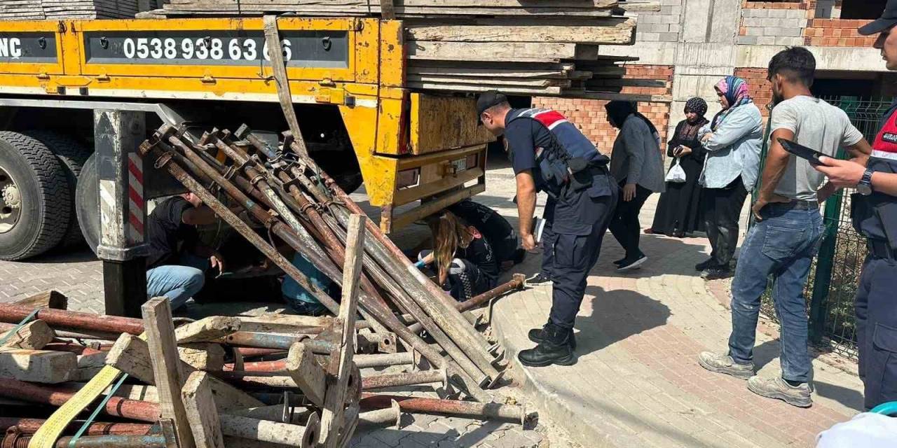 Vincin Halatı Kopunca Baş Üstü Yere Çakıldı