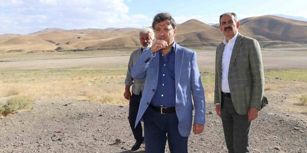 Vekil Türkmenoğlu Kuruyan Zernek Barajı’nda İncelemelerde Bulundu