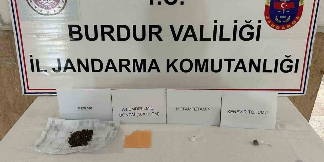 Burdur’da Jandarmanın Uyuşturucu Operasyonlarında 3 Şahıs Tutuklandı
