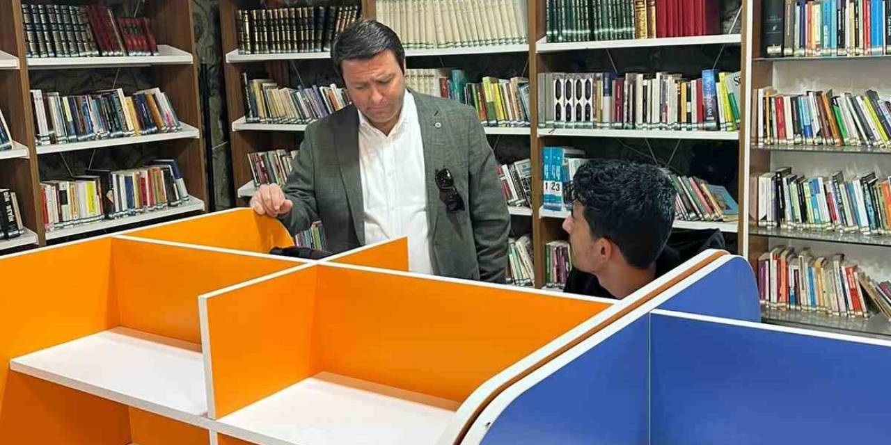 Kaymakam Ocak İlçe Halk Kütüphanesini Ziyaret Etti
