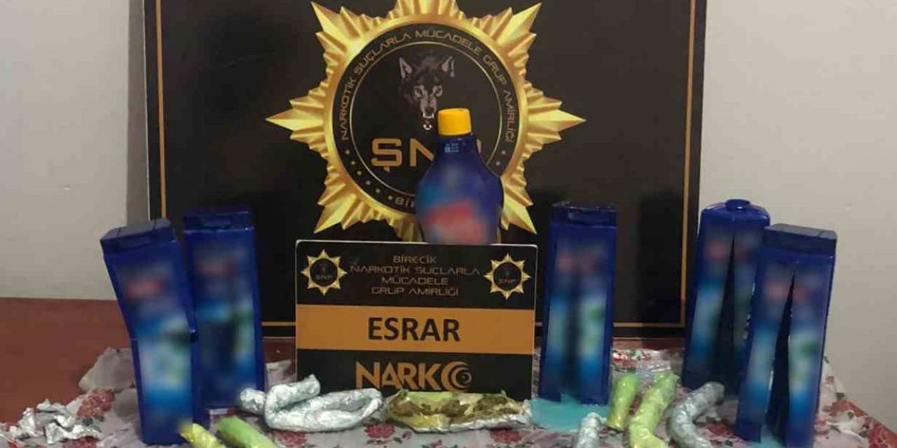 Şampuan Kutusunda Uyuşturucu Ele Geçirildi