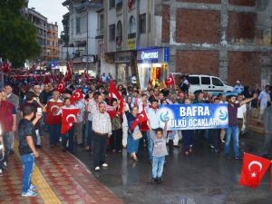 Bafra’da Şehitler İçin Yürüdüler