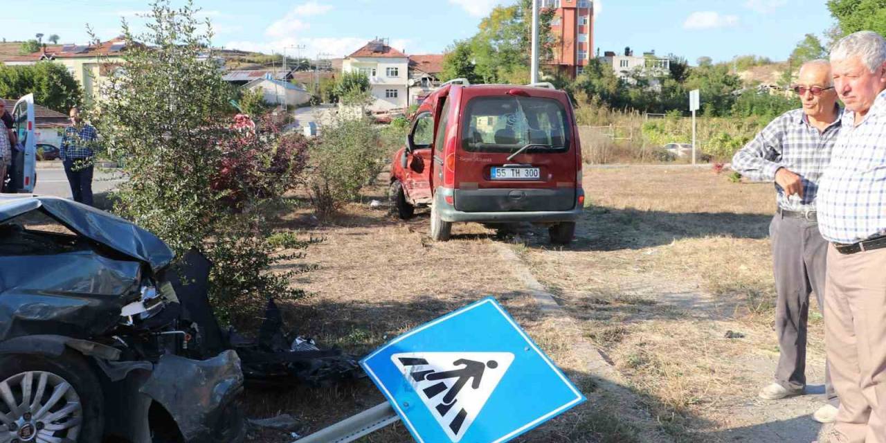 Samsun’da Korkutan Trafik Kazası: 3 Yaralı