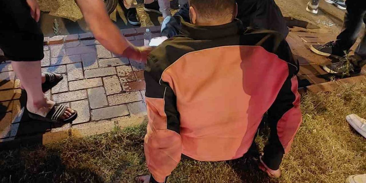Motosiklet Sürücüsü Kazada Yaralandı