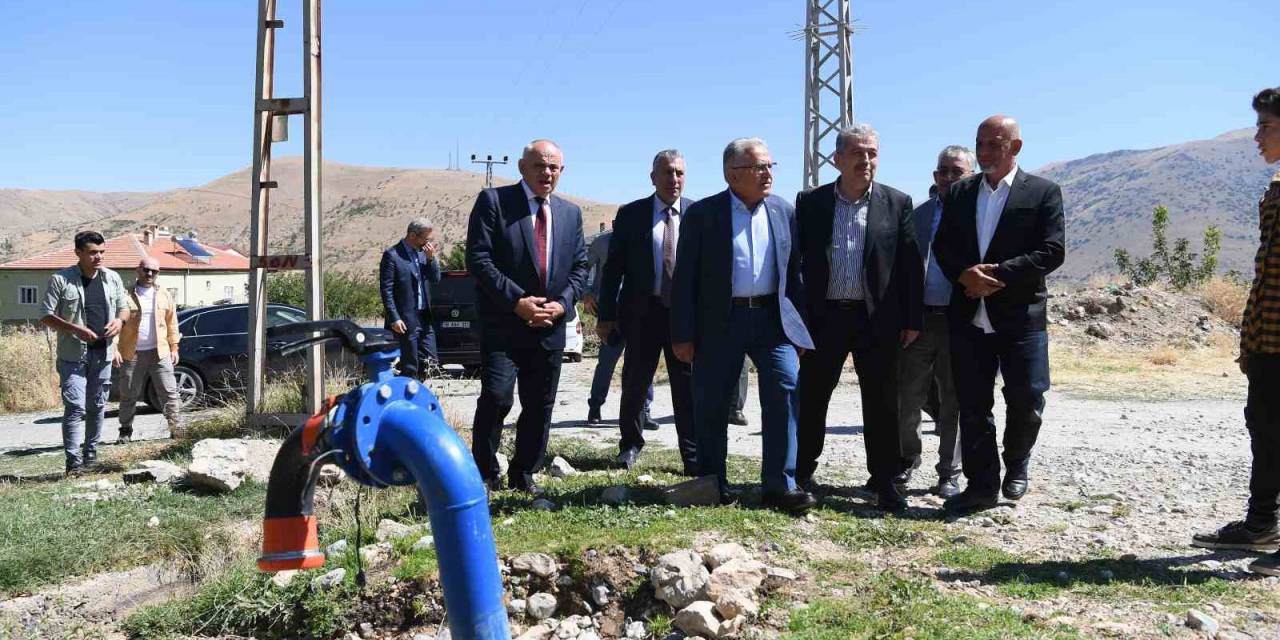 Başkan Büyükkılıç, 6 Milyon Tl’lik Sulama Tesisini Yerinde İnceledi