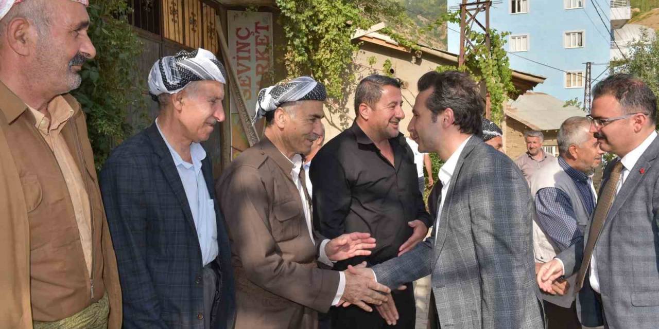 Vali Yardımcısı Karadağ Irak’ın Sıfır Noktasındaki Köylerde Yapılan Çalışmaları Yerinde İnceledi