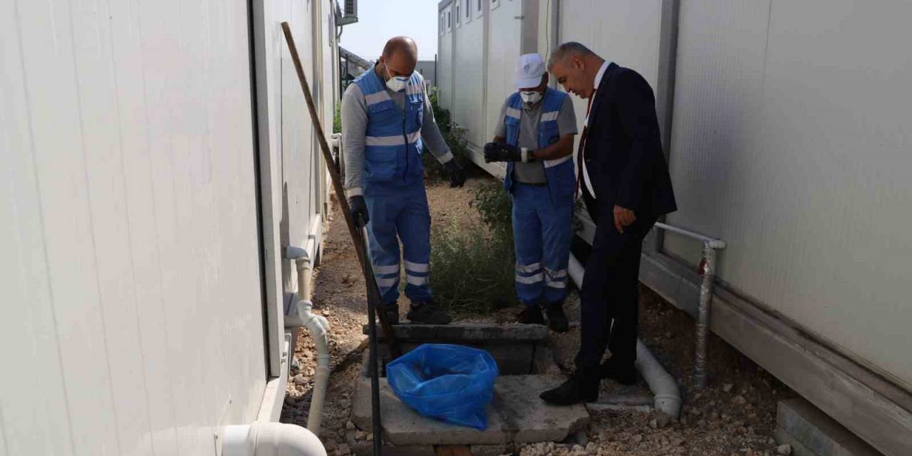 Diyarbakır’da Konteyner Kentte Kış Öncesi Altyapı Hazırlıkları Yapılıyor