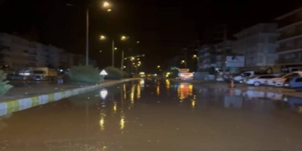 Milas Çevre Yolu Yağış Sonrası Göle Döndü