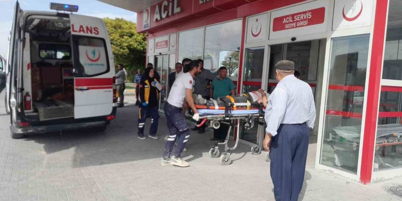 Konya’da İnşaattan Düşen İşçi Yaralandı