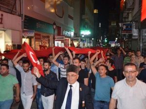 Ünye’den Teröre Tepki Yağdı
