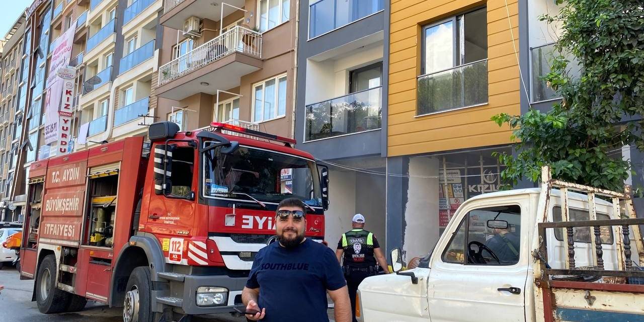 İnşaattaki Yangın Panikletti