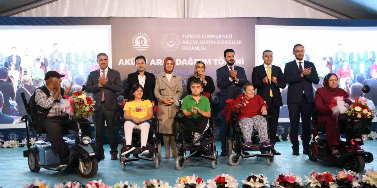 Tuzla’da 200 Akülü Araç, İhtiyaç Sahibi Engelli Vatandaşlarla Buluşturuldu