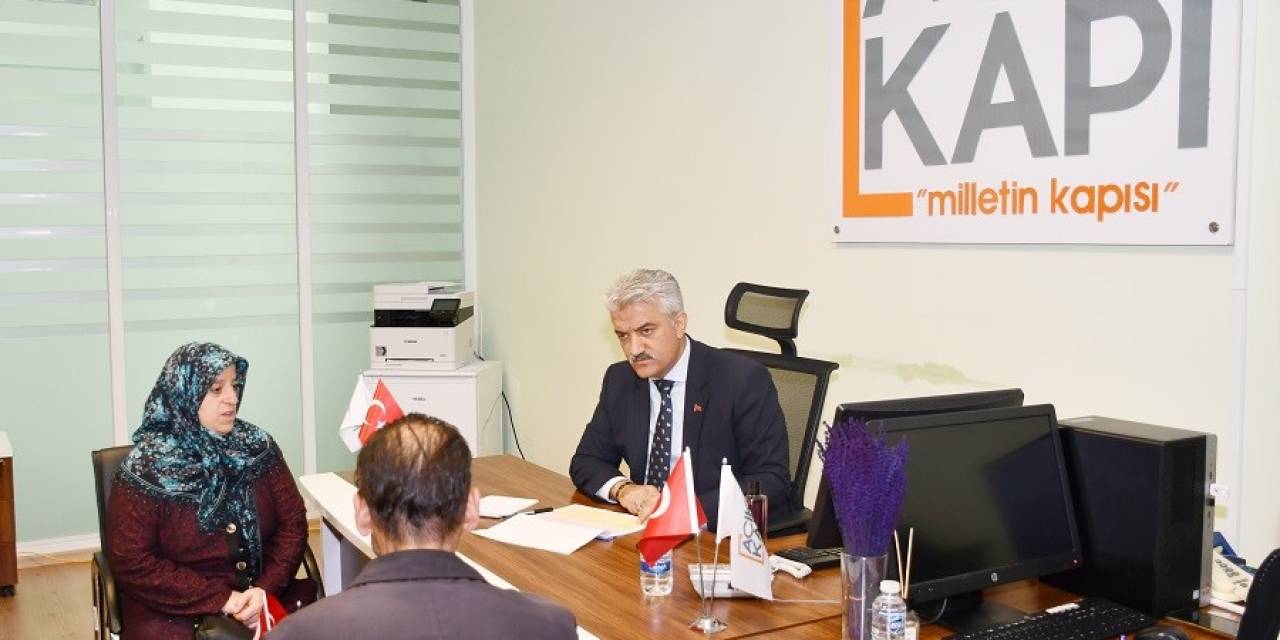 "Açık Kapı" Masasına Bu Kez Vali Oturdu: Vatandaşların Sorunları Çözüme Kavuşturuluyor
