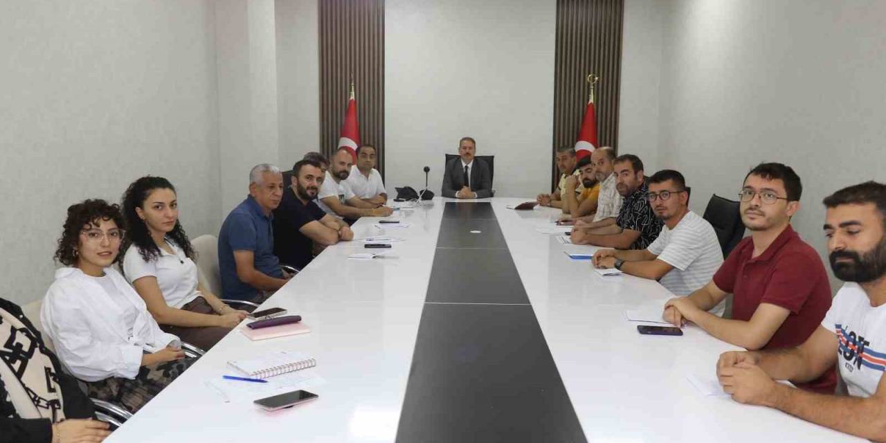 Müdür Tosun, Emlak Birimiyle Toplantı Gerçekleştirdi