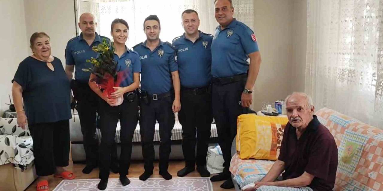 Polisin Yardım Eliyle Hayata Tutunan Bahri Amca Ekiplere Teşekkür Etti