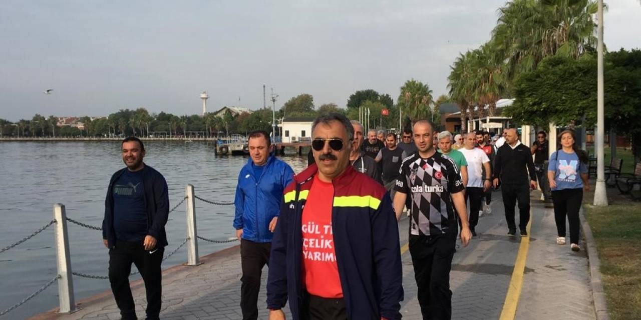 Temiz Hava Eşliğinde Spor Yaptılar