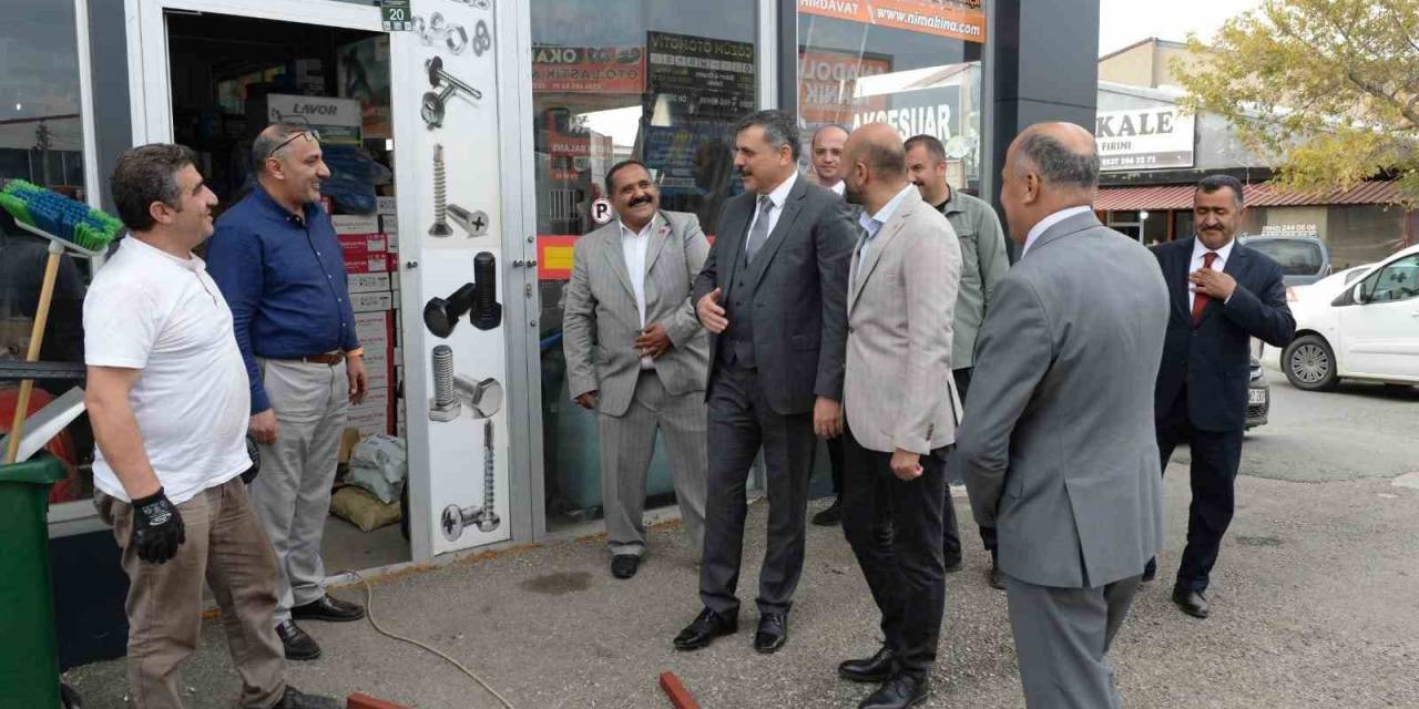 Vali Çiftçi’den Sanayi Esnafına Ziyaret
