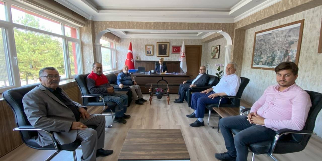 Esnaflardan Kaymakam Sözen’e Ziyaret