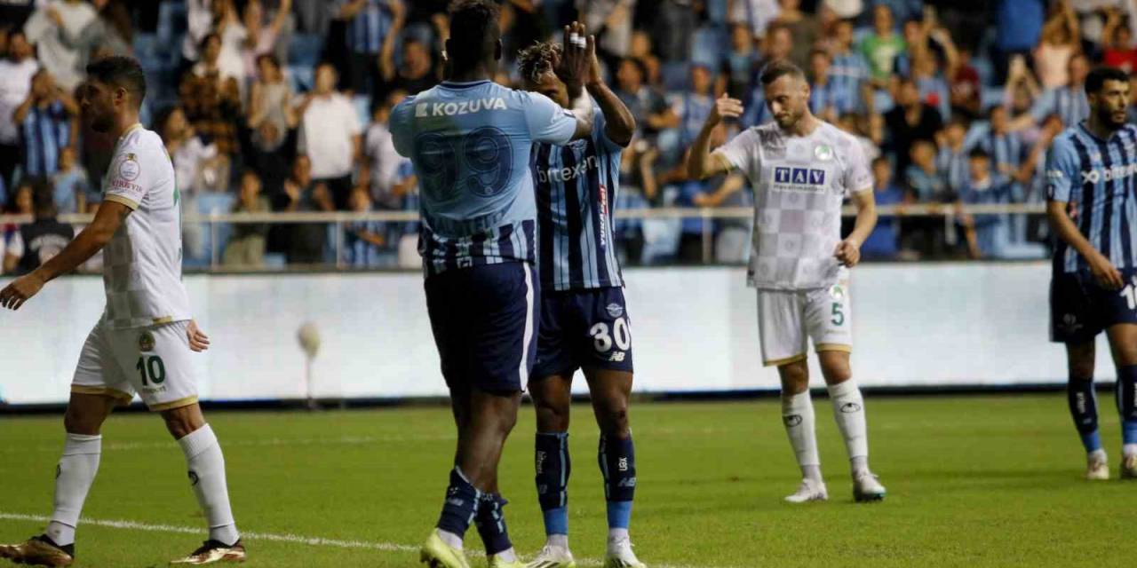 Trendyol Süper Lig: Adana Demirspor: 1 - Alanyaspor: 0 (İlk Yarı)