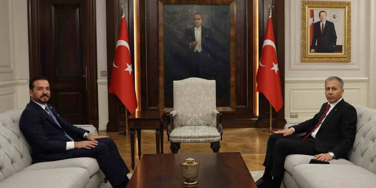 İyi Partisi Sözcüsü Kürşad Zorlu, İçişleri Bakanı Ali Yerlikaya’yı Ziyaret Etti