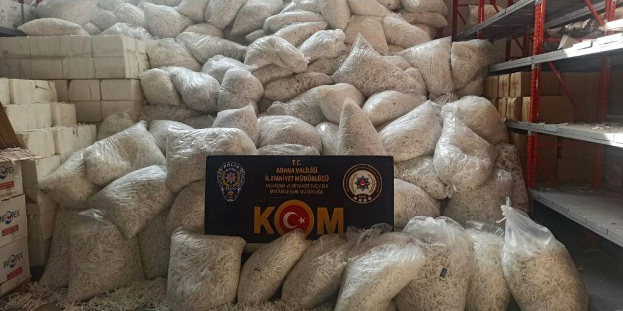 30 Milyon 80 Bin Kaçak Makaron Ele Geçirildi, 1 Kişi Tutuklandı