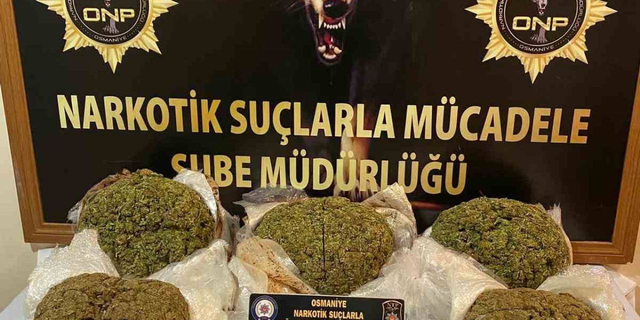 Osmaniye’de Durdurulan Yolcu Otobüsünde 8 Kilo Skunk Ele Geçirildi