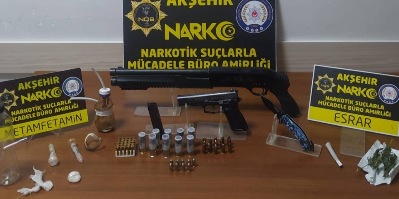 Konya’da Polisten Uyuşturucu Operasyonu