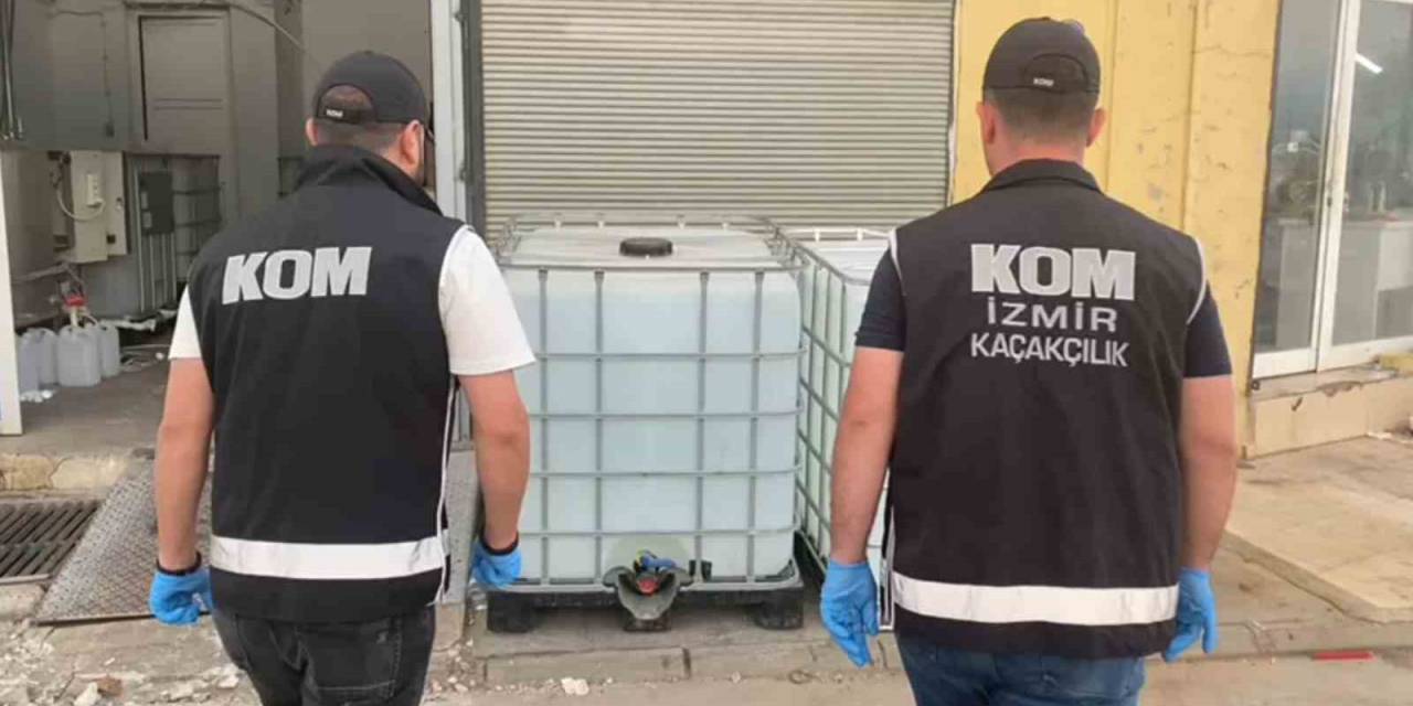 İzmir’de Sigara Kaçakçılarına Ve Sahte Alkol İmalathanesine Operasyon