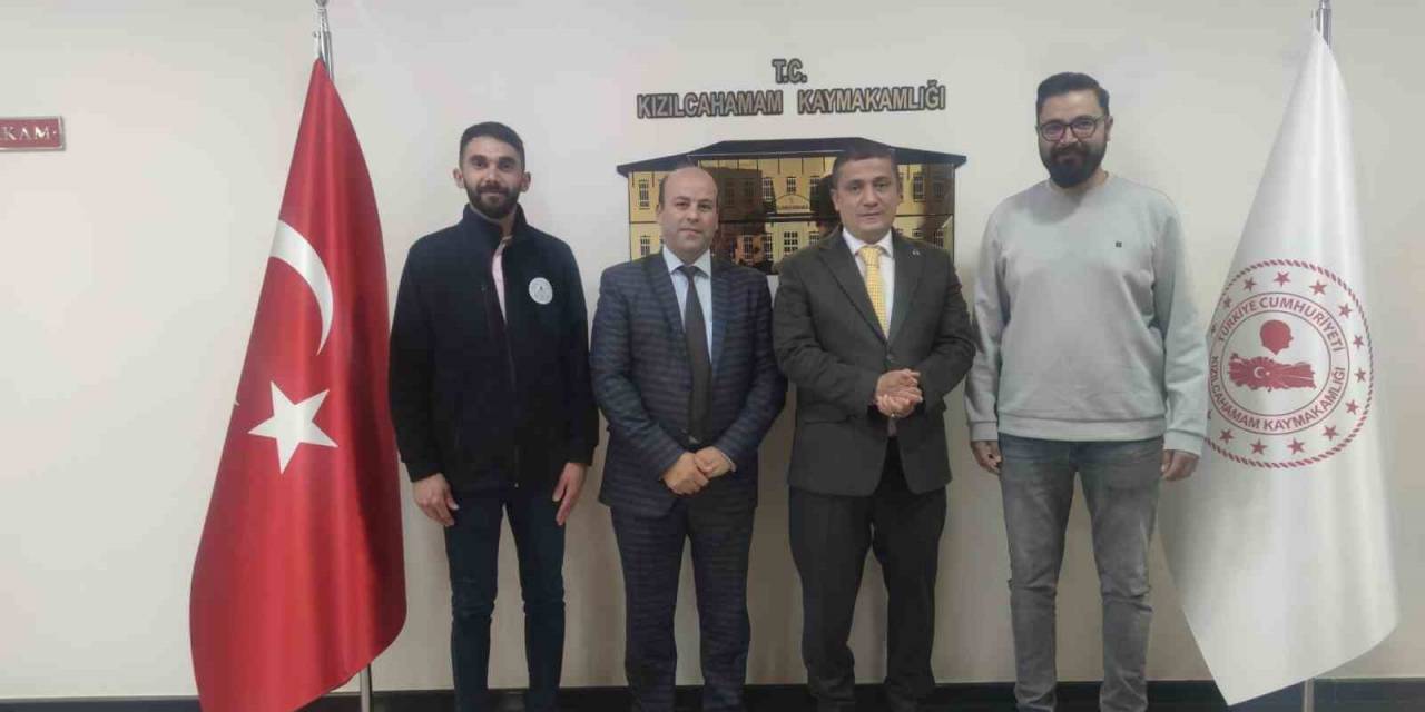 Kızılcahamam Kaymakamı Mehmetbeyoğlu Basın Mensuplarıyla Bir Araya Geldi