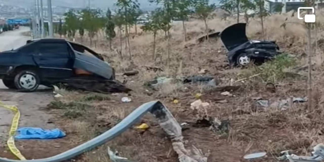 Otomobil İkiye Bölündü: 1 Ölü 3 Yaralı