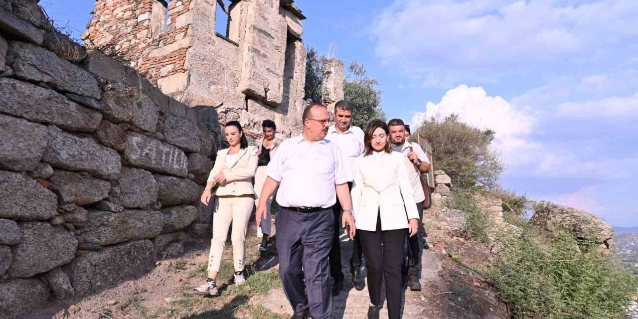 Vali Canbolat Çine Ve Karpuzlu’da İncelemelerde Bulundu